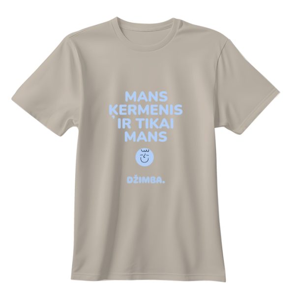 T-krekls Mans ķermenis, bēšs