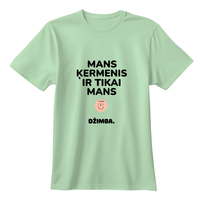 T-krekls Mans ķermenis, zaļš