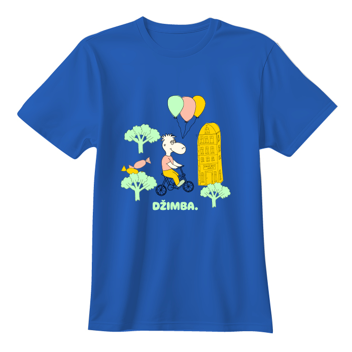 T-krekls Brokolis un Džimba, zils